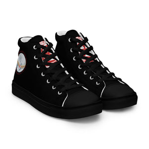 HUG THE WORLD SPECIAL EDITION COLLECTION Men’s high top canvas shoes