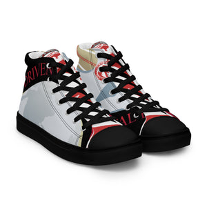 HUG THE WORLD SPECIAL EDITION COLLECTION Men’s high top canvas shoes