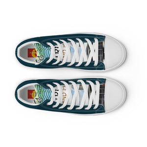 DETROIT GRAND PRIX Men’s high top canvas shoes