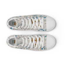 Load image into Gallery viewer, ROYALTY SPORT GATOR PRINT DET. LIONS Men’s high top canvas shoes