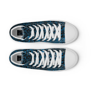 ROYALTY SPORT GATOR PRINT DET. LIONS 20 Men’s high top canvas shoes