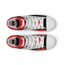 Load image into Gallery viewer, ROYALTY SPORT RED WINGS LEATHER PRINT Men’s high top canvas shoes