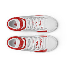 Load image into Gallery viewer, ROYALTY SPORT RED WINGS LEATHER PRINT Men’s high top canvas shoes