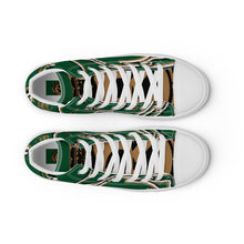 Load image into Gallery viewer, GOLD ROOM Men’s high top canvas shoes