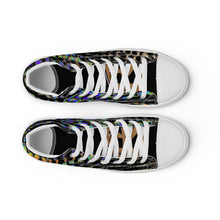 Load image into Gallery viewer, GOLD ROOM Men’s high top canvas shoes