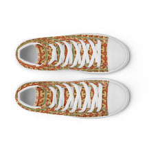 Load image into Gallery viewer, GOLD ROOM Men’s high top canvas shoes