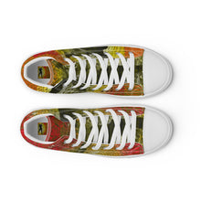 Load image into Gallery viewer, ARTIST DISTRICT GATOR PRINT Men’s high top canvas shoes