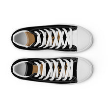 Load image into Gallery viewer, GOLD ROOM Men’s high top canvas shoes