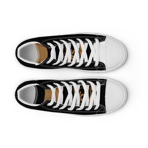 GOLD ROOM Men’s high top canvas shoes