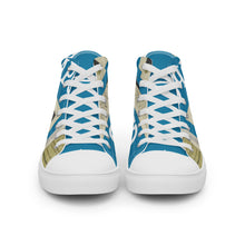 Load image into Gallery viewer, COMPUTERS OVER GUNS Men’s high top canvas shoes