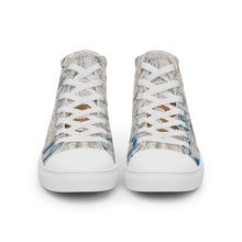 Load image into Gallery viewer, ROYALTY SPORT GATOR PRINT DET. LIONS Men’s high top canvas shoes