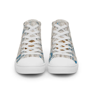 ROYALTY SPORT GATOR PRINT DET. LIONS Men’s high top canvas shoes