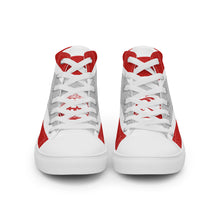 Load image into Gallery viewer, ROYALTY SPORT RED WINGS LEATHER PRINT Men’s high top canvas shoes