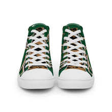 Load image into Gallery viewer, GOLD ROOM Men’s high top canvas shoes