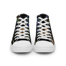 Load image into Gallery viewer, GOLD ROOM Men’s high top canvas shoes