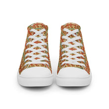 Load image into Gallery viewer, GOLD ROOM Men’s high top canvas shoes