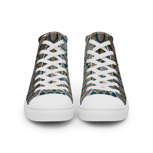 GOLD ROOM Men’s high top canvas shoes