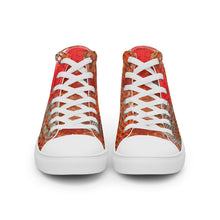 Load image into Gallery viewer, ARTIST DISTRICT GATOR PRINT Men’s high top canvas shoes