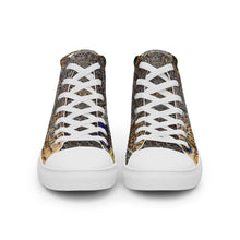 Load image into Gallery viewer, ARTIST DISTRICT GATOR PRINT Men’s high top canvas shoes