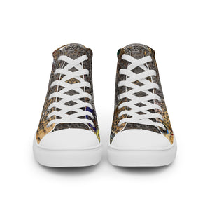 ARTIST DISTRICT GATOR PRINT Men’s high top canvas shoes