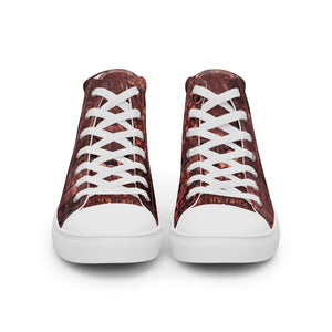 ARTIST DISTRICT GATOR PRINT Men’s high top canvas shoes