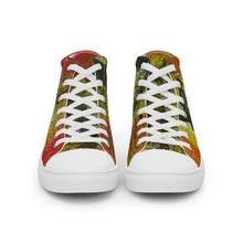 Load image into Gallery viewer, ARTIST DISTRICT GATOR PRINT Men’s high top canvas shoes