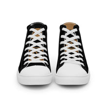 Load image into Gallery viewer, GOLD ROOM Men’s high top canvas shoes