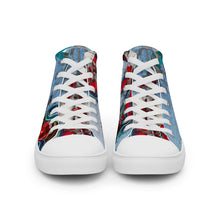 Load image into Gallery viewer, DESIGNER SHOES Men’s high top canvas shoes