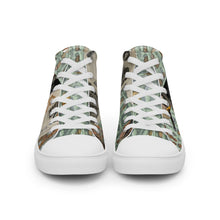 Load image into Gallery viewer, DESIGNER SHOES Men’s high top canvas shoes