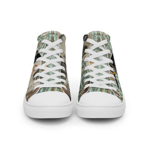 DESIGNER SHOES Men’s high top canvas shoes