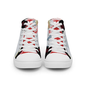 HUG THE WORLD SPECIAL EDITION COLLECTION Men’s high top canvas shoes