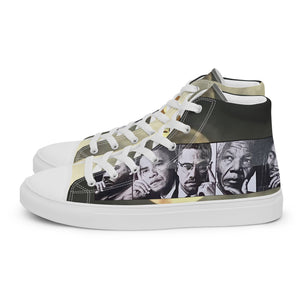 ARTIST DISTRICT Men’s high top canvas shoes