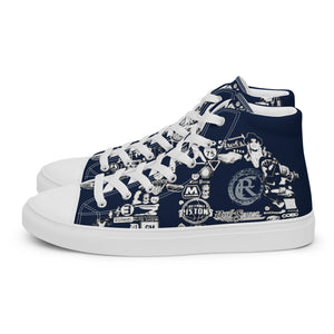 D-BLOCK Men’s high top canvas shoes