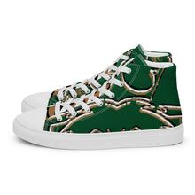 Load image into Gallery viewer, GOLD ROOM Men’s high top canvas shoes