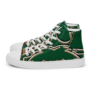 GOLD ROOM Men’s high top canvas shoes