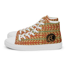 Load image into Gallery viewer, GOLD ROOM Men’s high top canvas shoes