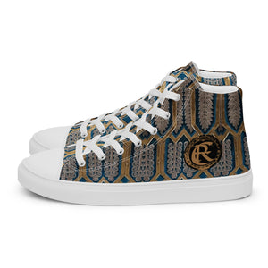 GOLD ROOM Men’s high top canvas shoes