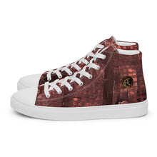 Load image into Gallery viewer, ARTIST DISTRICT GATOR PRINT Men’s high top canvas shoes