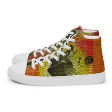 Load image into Gallery viewer, ARTIST DISTRICT GATOR PRINT Men’s high top canvas shoes