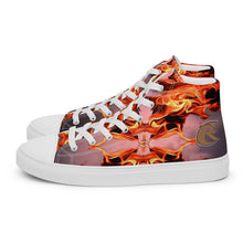 Load image into Gallery viewer, DESIGNER SHOES Men’s high top canvas shoes