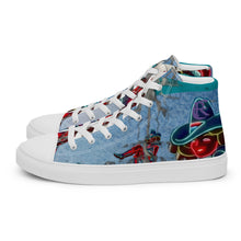 Load image into Gallery viewer, DESIGNER SHOES Men’s high top canvas shoes