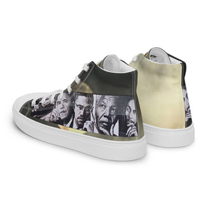 ARTIST DISTRICT Men’s high top canvas shoes