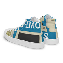 Load image into Gallery viewer, COMPUTERS OVER GUNS Men’s high top canvas shoes