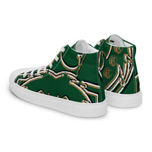 Load image into Gallery viewer, GOLD ROOM Men’s high top canvas shoes