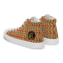 Load image into Gallery viewer, GOLD ROOM Men’s high top canvas shoes