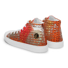 Load image into Gallery viewer, ARTIST DISTRICT GATOR PRINT Men’s high top canvas shoes