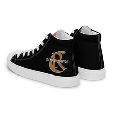 Load image into Gallery viewer, GOLD ROOM Men’s high top canvas shoes