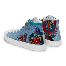 Load image into Gallery viewer, DESIGNER SHOES Men’s high top canvas shoes