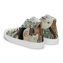 Load image into Gallery viewer, DESIGNER SHOES Men’s high top canvas shoes