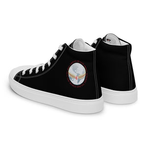 HUG THE WORLD SPECIAL EDITION COLLECTION Men’s high top canvas shoes